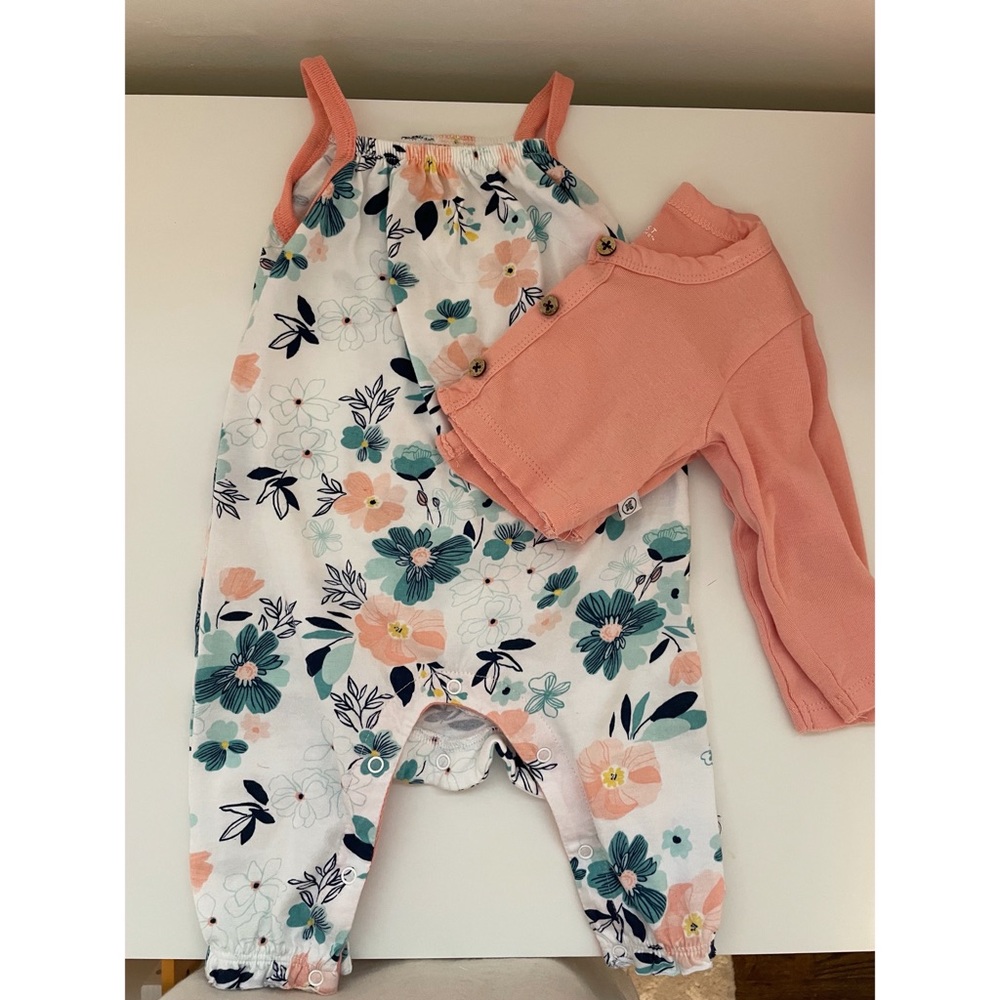 Romper with cardagain 0-3 months